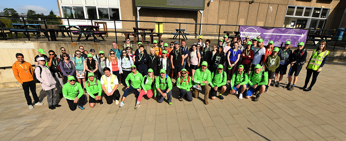 group shot of the Great York Walk participants